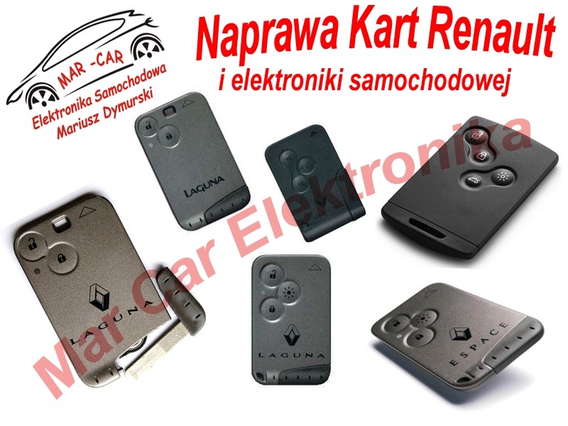 Naprawa kart Renault