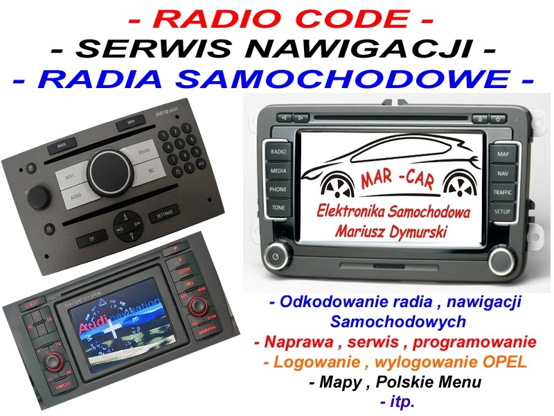 Naprawa radia samochodowego